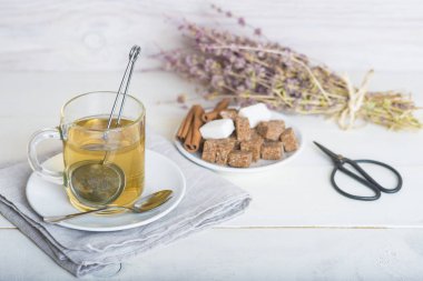 Mentha pulegium veya Yarpuz çay vahşi plats yaptı