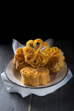 Karnaval çiçekleri geleneksel bir İspanyol tatlısı