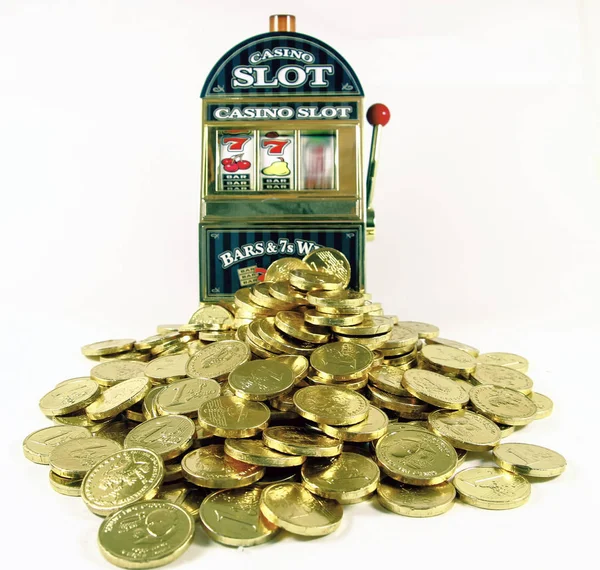 Retro oyuncak yuvası macjine ile lots-in altın kazanç 