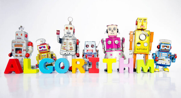 ретро-роботы со словом ALGORITHM
 