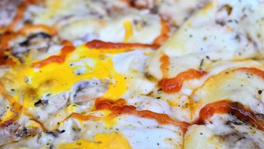 freash pişmiş lezzetli pizza, görüntü bir