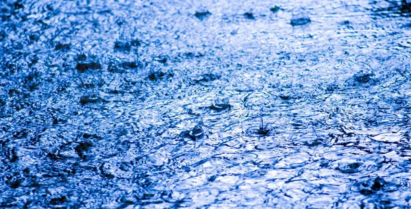 Lato Krople Deszczu Zmarszczki Wizerunku — Zdjęcie stockowe