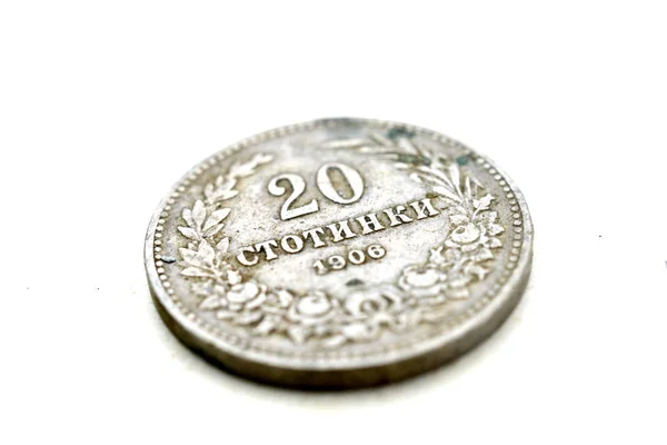 Старинные старинные монеты — стоковое фото