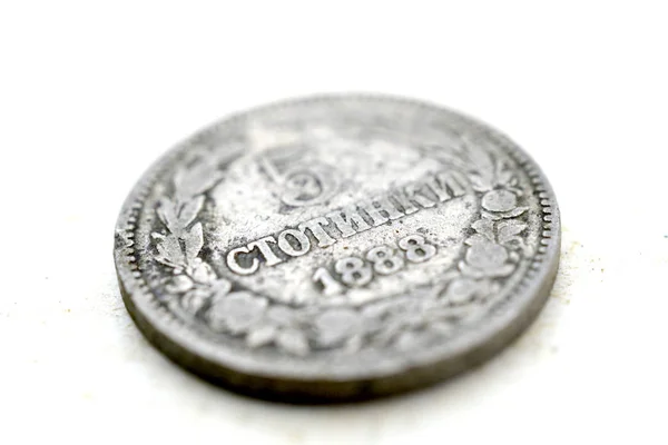 Старинные старинные монеты — стоковое фото