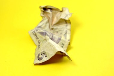 eski sabit Türk Lirası banknot, görüntü kullanılan bir