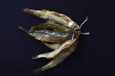 Kuru balık inci balığı belvica, Prespa, Makedonya, görüntü ünlü tzironka