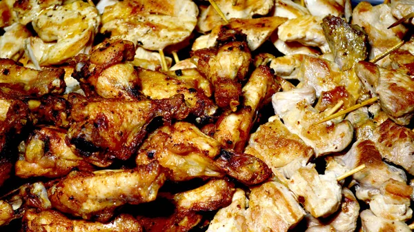 Grilled Chicken Meat Image — Stock Photo, Image