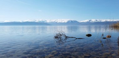 Kuzey Makedonya prespa Gölü