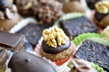 çeşitli ev yapımı bonbon