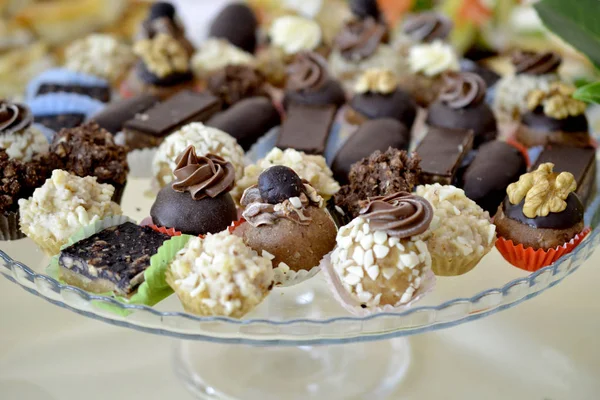 Various homemade bonbons — Stock Photo, Image