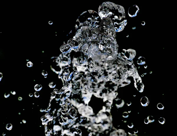 Respingo de gotas de água, mosca da água levitar no ar — Fotografia de Stock
