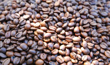 Kavrulmuş kahve çekirdeği.