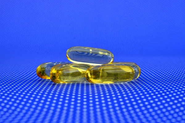Omega 3 fish oil supplement — Stock Photo, Image