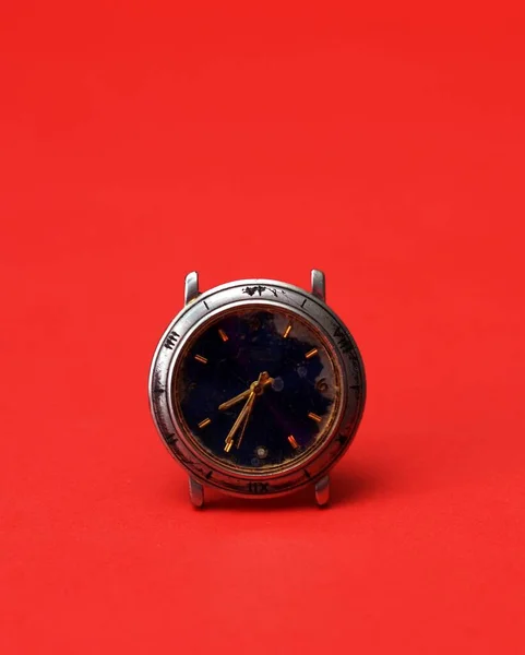 Vecchio Effetto Orologio Vintage Aggiunto — Foto Stock