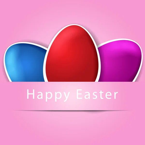 Hermosa ilustración huevos de Pascua — Vector de stock