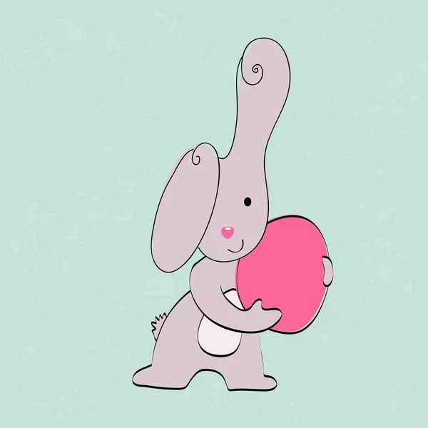 可爱的复活节兔子 — 图库矢量图片