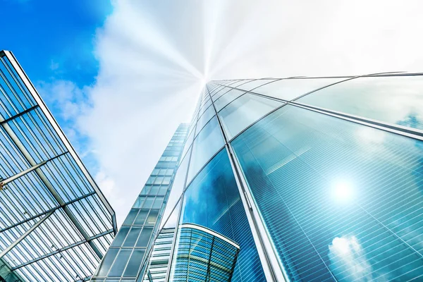 Moderna Skyskrapor Windows Business Office — Stockfoto