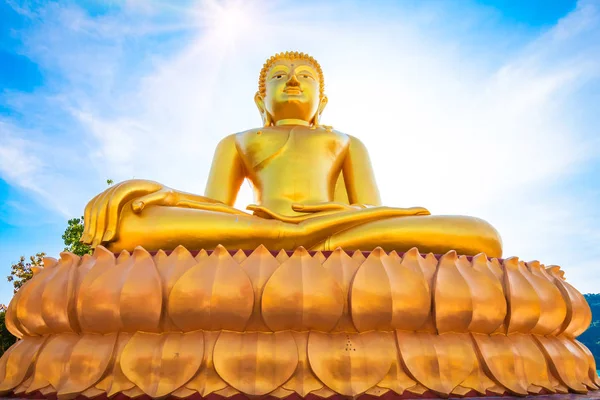 Goldbuddha Thailand Tempel — Stockfoto