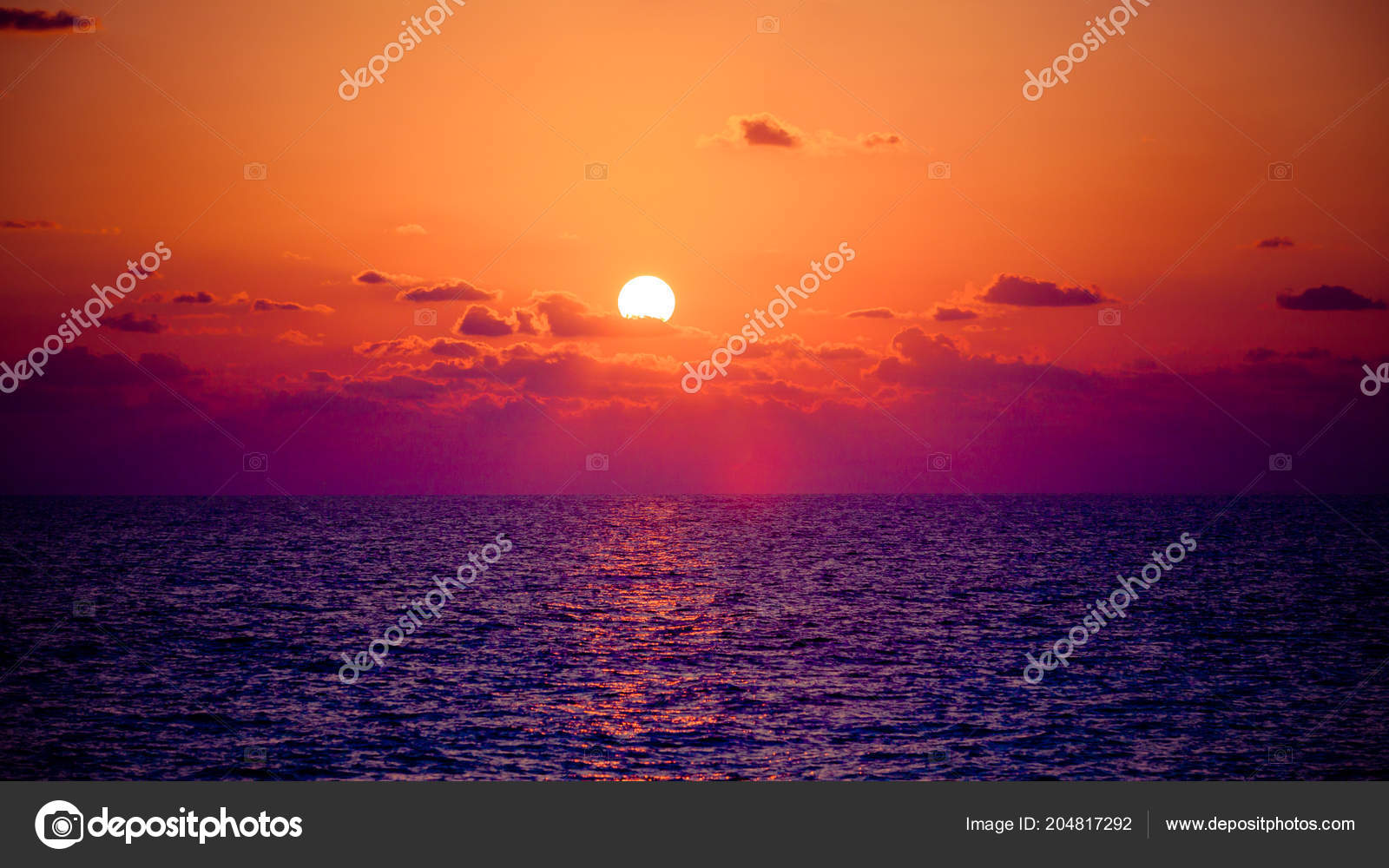 Fond Coucher Soleil Mer Photographie Ewastudio 204817292