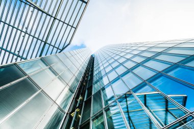 Ofis Binası. gökdelen arka plan