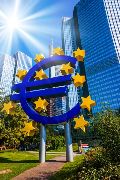 Banco Central Europeo Bce Banco Central Del Euro Administra Política — Foto de Stock