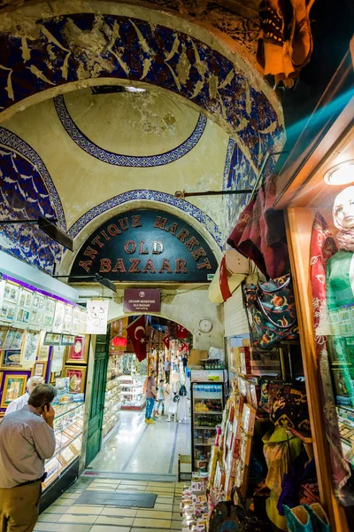 Istanbul Turkey July 2017 Grand Bazaar Istanbul Turkey One Largest — Stock Photo, Image