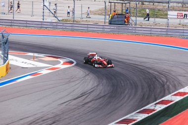 SOCHI, Rusya - 31 Temmuz 2016; Rus Formula 1. Sochi Autodrome 'da yeterlilik yarışları. İnanılmaz Sochi Şehir Yarış Gösterisi