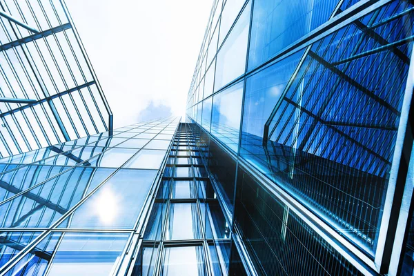 Moderne Geschäftswolkenkratzer Schaufenster Der Geschäftsstelle — Stockfoto