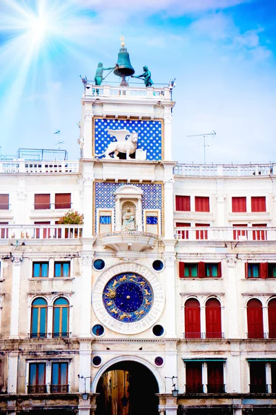 Часы Зодиака Площадь Святого Марка Венеция Италия — стоковое фото