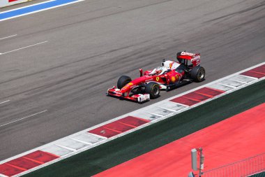 SOCHI, Rusya - 31 Temmuz 2016; Rus Formula 1. Sochi Autodrome 'da yeterlilik yarışları. İnanılmaz Sochi Şehir Yarış Gösterisi