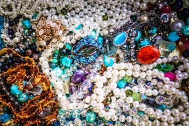 Renkli takı. Vintage Takı arka plan