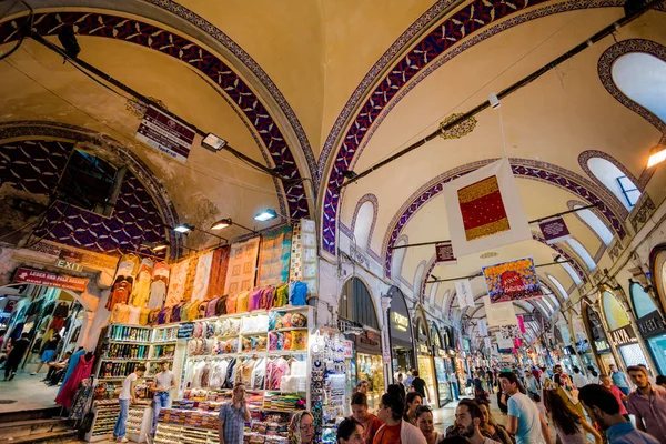 Istanbul Turkey July 2017 Grand Bazaar Istanbul Turkey One Largest — Stock Photo, Image