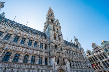 Brussels, Belçika - 05 Mayıs 2018: Grand place, Brussels, Belçika