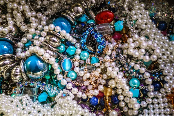 Jewelry Pendants Bracelets Rings Chains — Stock Photo, Image