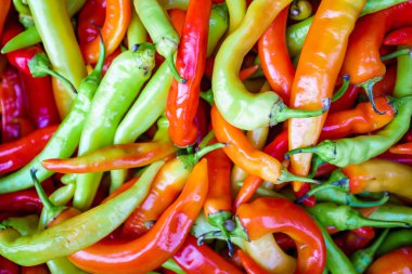 çok renkli biber. sıcak biber arka plan