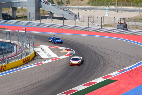 Sochi Russland Juli 2016 Rennen Des Hochgeschwindigkeitsautos Auf Dem Autodrom — Stockfoto