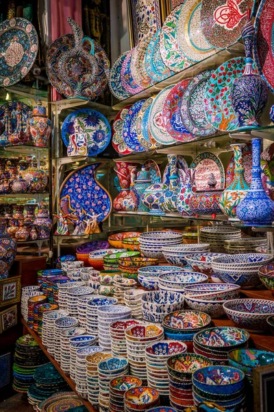 Cerámica Turca Venta Gran Bazar Estambul Turquía —  Fotos de Stock