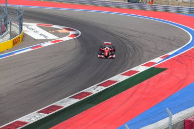 SOCHI, RUSSIA - 31 Temmuz 2016: Sochi Autodrome 'da ön eleme yarışları. İnanılmaz Sochi Şehir Yarış Gösterisi