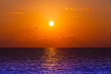 gün batımı ve deniz 1