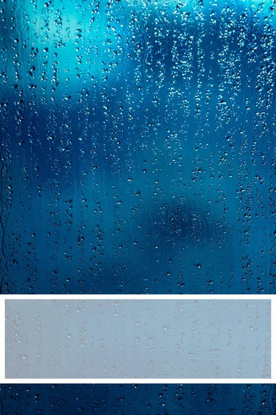 Rainy Day Raindrops Window — Stock Photo, Image