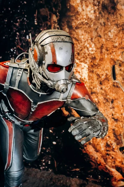 Amsterdam Alankomaat Syyskuuta 2017 Ant Man Scott Lang Madame Tussaudsin — kuvapankkivalokuva