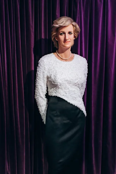 Amsterdam Hollanda Eylül 2017 Madame Tussauds Balmumu Müzesine Diana Galler — Stok fotoğraf