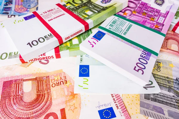 Банкнота Евро Качестве Фона — стоковое фото