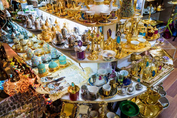 Loja Souvenirs Grand Bazaar Istambul Turquia — Fotografia de Stock