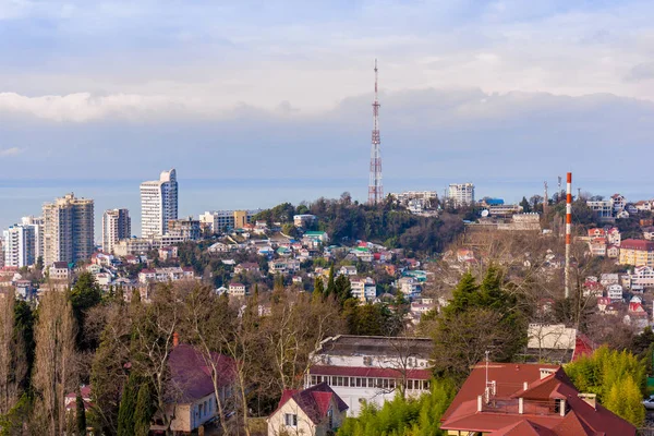 Panorama Cidade Sochi Rússia — Fotografia de Stock