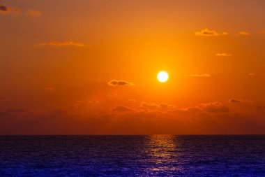 Soçi 'de Karadeniz' de Gün Batımı