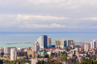 Sochi, Rusya Federasyonu - 30 Ocak, 2016 - Top Soch şehir görünümünü