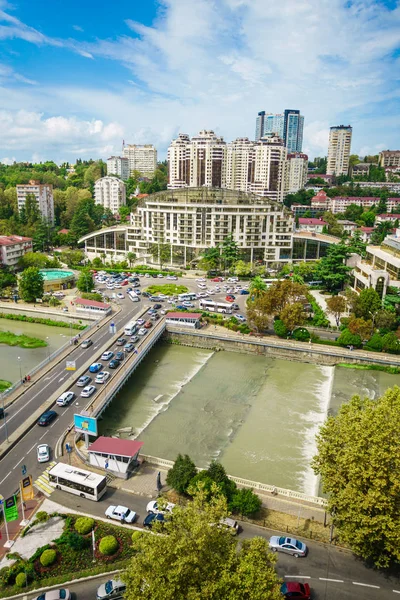 Soçi, Rusya - 01 Eylül 2018: Cityscape Sochi. Rusya. — Stok fotoğraf