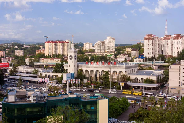 Sochi, Russia - 13 maggio 2016 - La costruzione degli stati ferroviari — Foto Stock