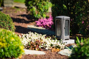 candle at the grave. memorial clipart